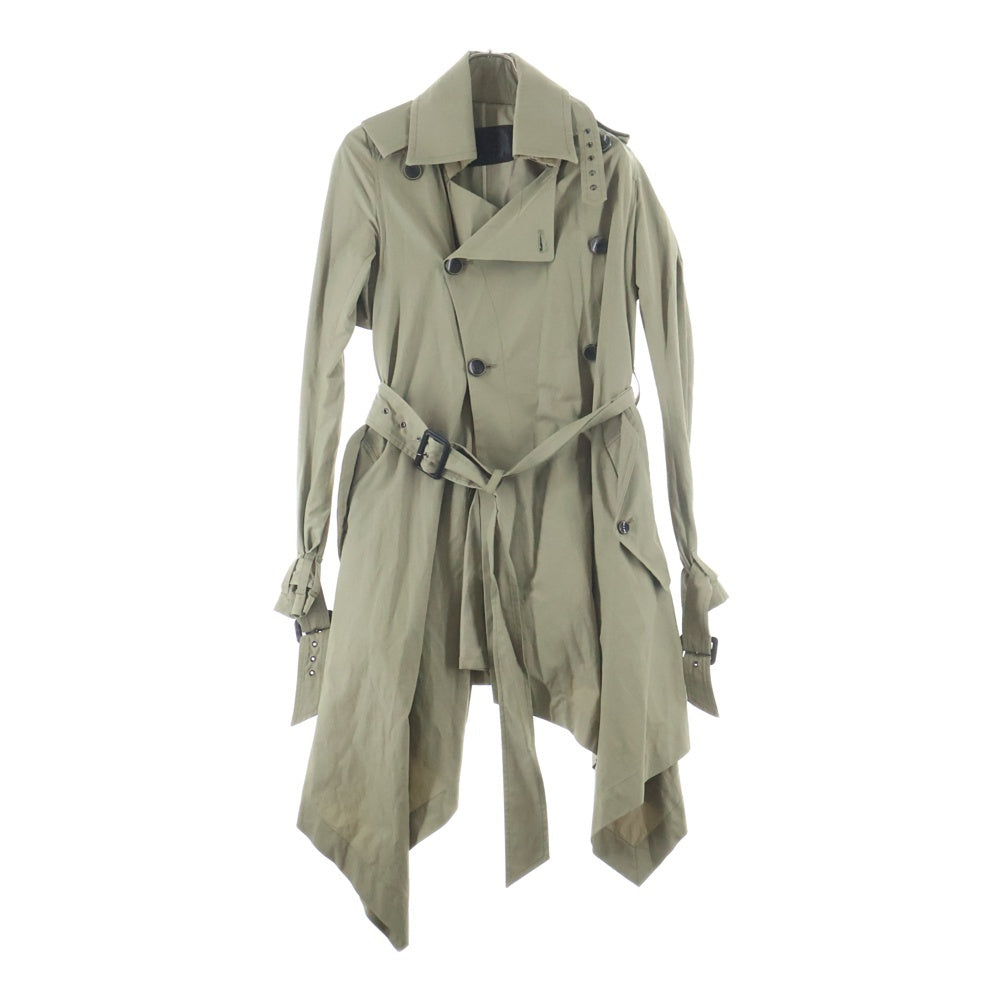 L.G.B.(ルグランブルー) トレンチコート ロングコート カーキ レディース TRENCH 015U