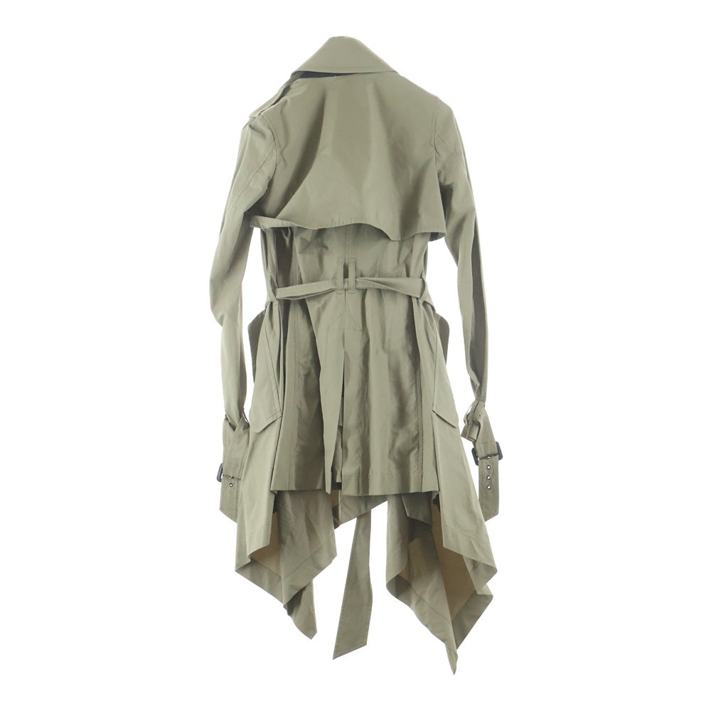 L.G.B.(ルグランブルー) トレンチコート ロングコート カーキ レディース TRENCH 015U