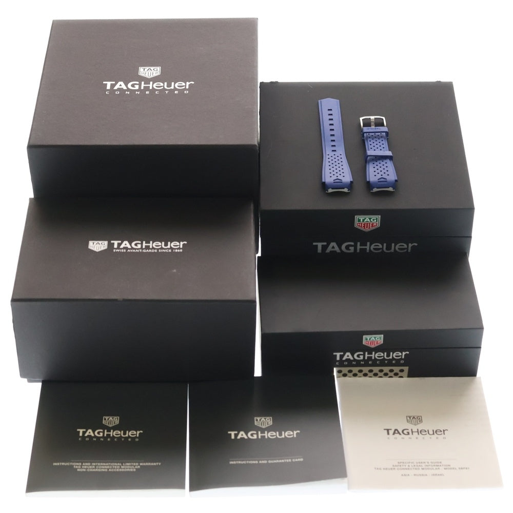 TAG HEUER(タグホイヤー) Connected Modular 41 コネクテッドモジューラー スマートウォッチ 腕時計 ブラック SBF818000