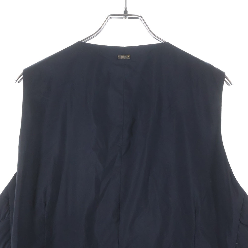 HERNO(ヘルノ) Vest シングルジレ 羽毛ナイロンベスト ブラック PI002ULE