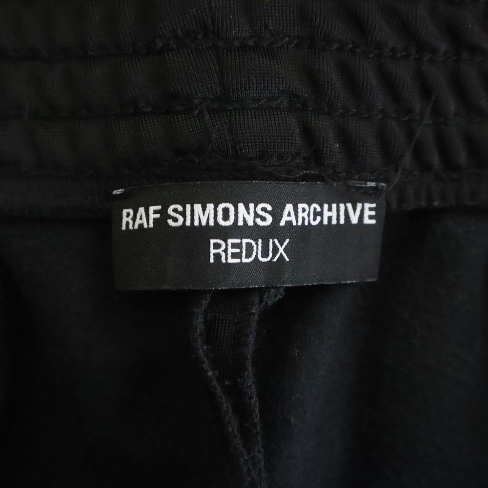 RAF SIMONS(ラフシモンズ) Track Pants サイドライン イージー トラックパンツ A01-313 19010-09910 ブラック/ホワイト