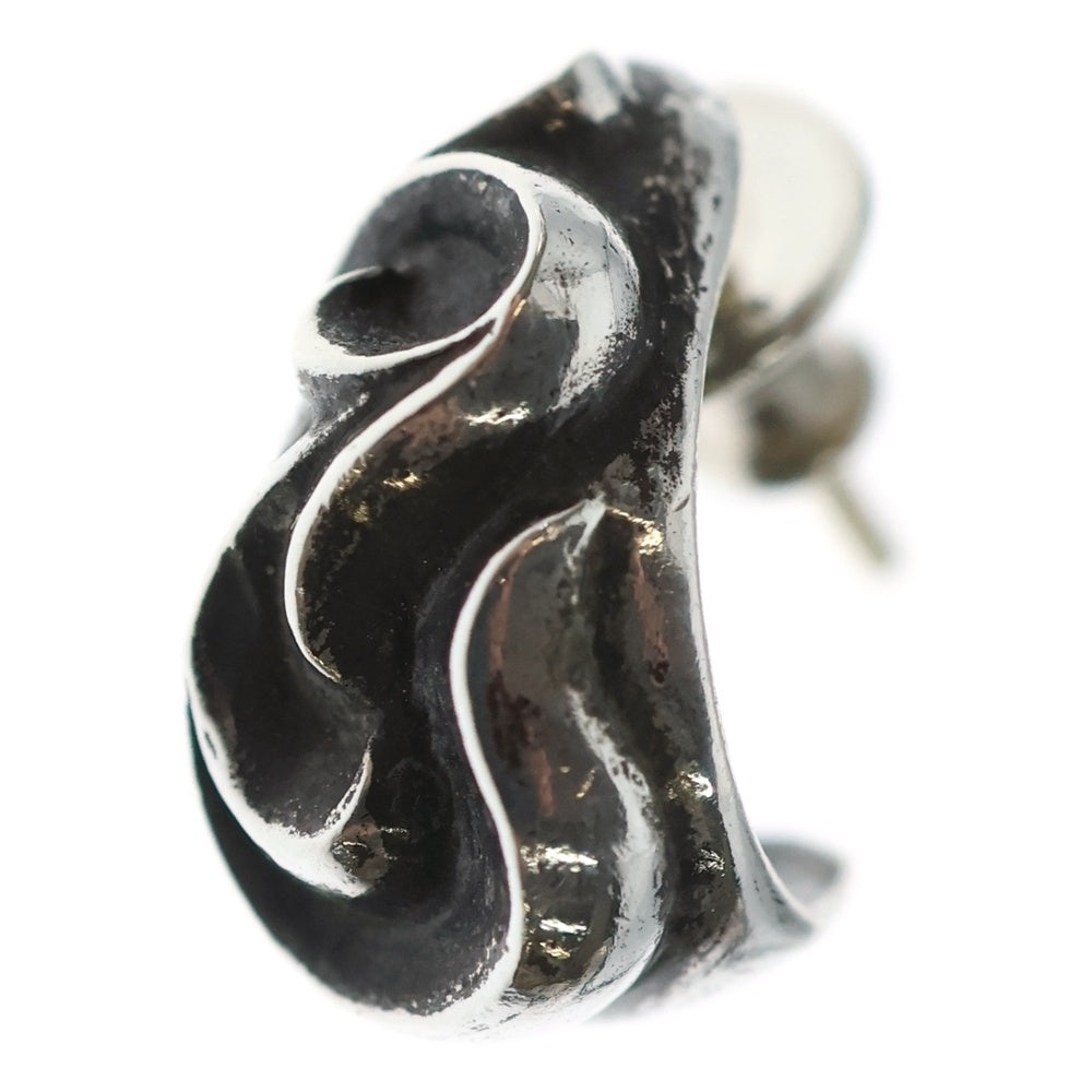CHROME HEARTS(クロムハーツ) CARVED TEARDROP カーブドティアドロップ ピアス シルバー BCA091