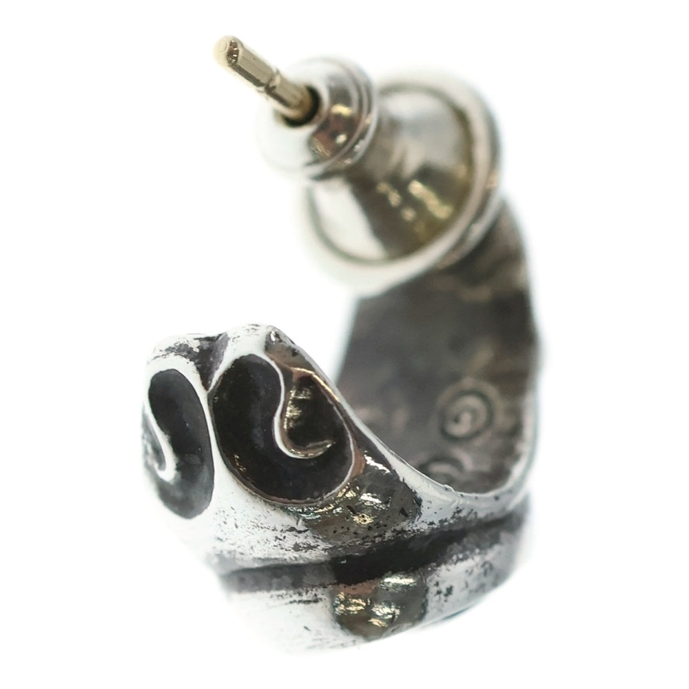 CHROME HEARTS(クロムハーツ) CARVED TEARDROP カーブドティアドロップ ピアス シルバー BCA091