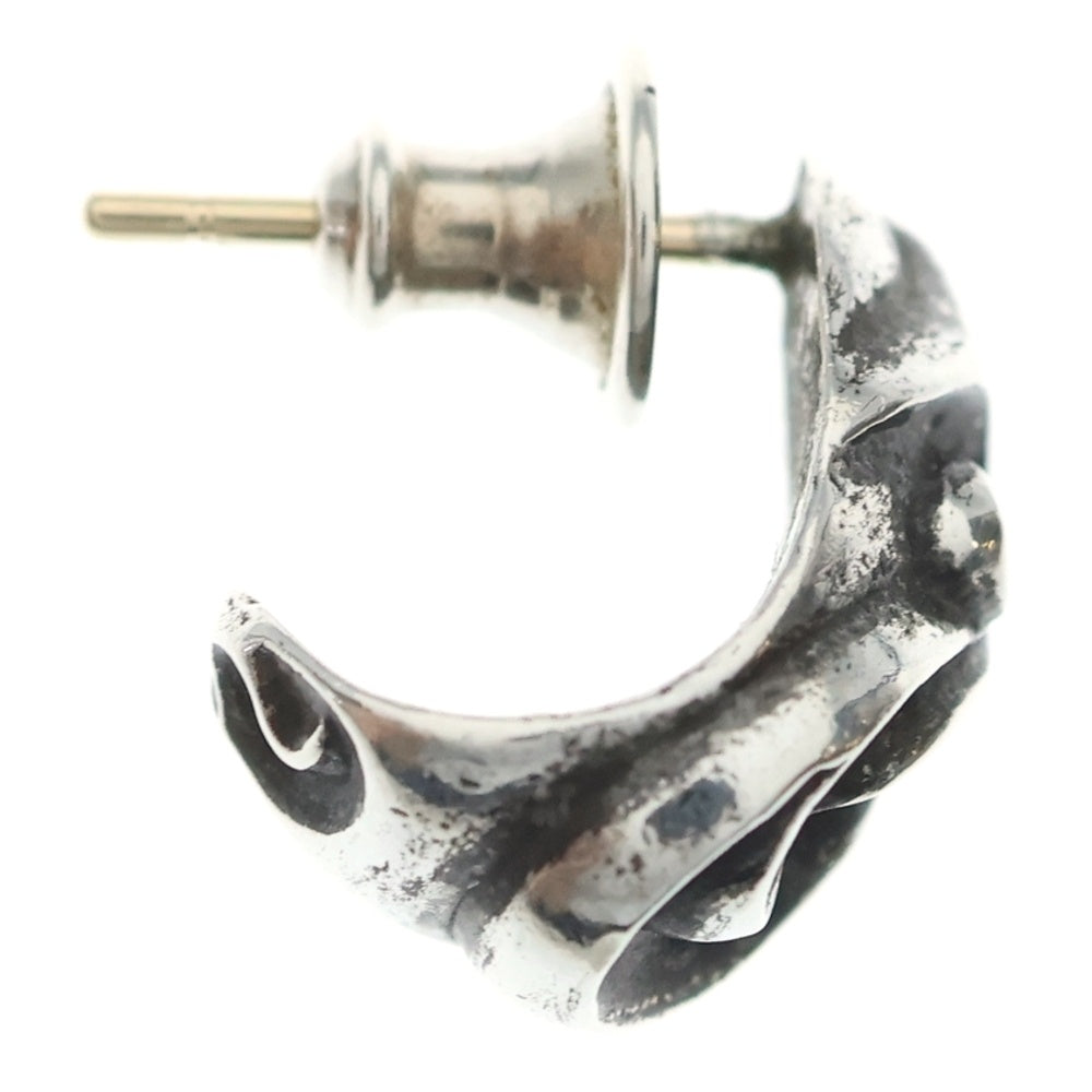 CHROME HEARTS(クロムハーツ) CARVED TEARDROP カーブドティアドロップ ピアス シルバー BCA091