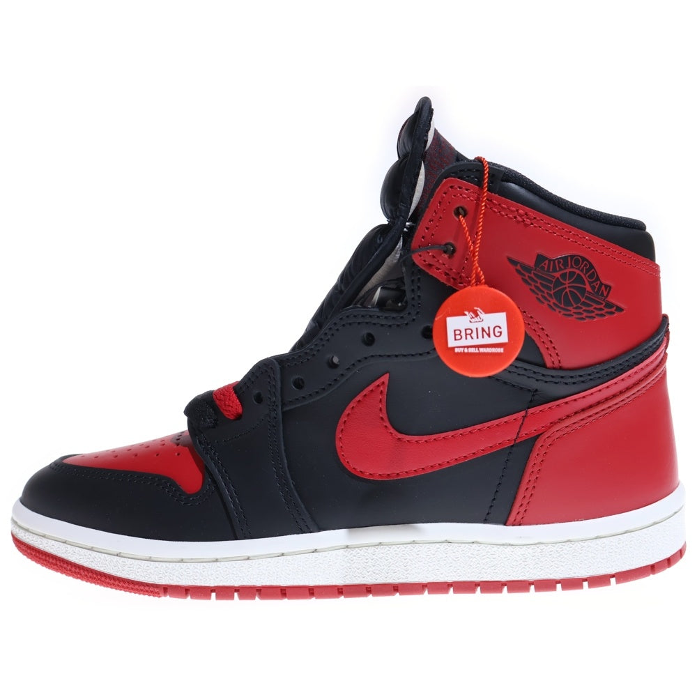 NIKE(ナイキ) AIR JORDAN 1 HIGH 85 BRED HV6674-067 エアジョーダン1 ハイ 85 ブレッド ハイカットスニーカーシューズ ブラック/レッド US7/25.0cm