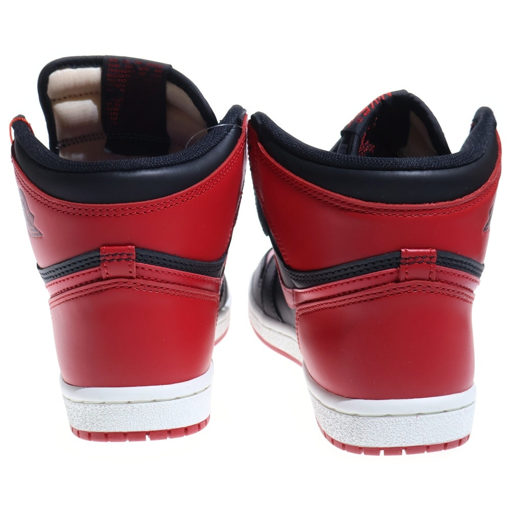NIKE(ナイキ) AIR JORDAN 1 HIGH 85 BRED HV6674-067 エアジョーダン1 ハイ 85 ブレッド ハイカットスニーカーシューズ ブラック/レッド US7/25.0cm