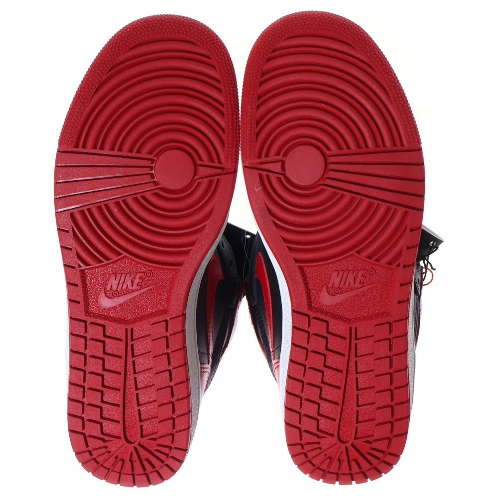 NIKE(ナイキ) AIR JORDAN 1 HIGH 85 BRED HV6674-067 エアジョーダン1 ハイ 85 ブレッド ハイカットスニーカーシューズ ブラック/レッド US7/25.0cm