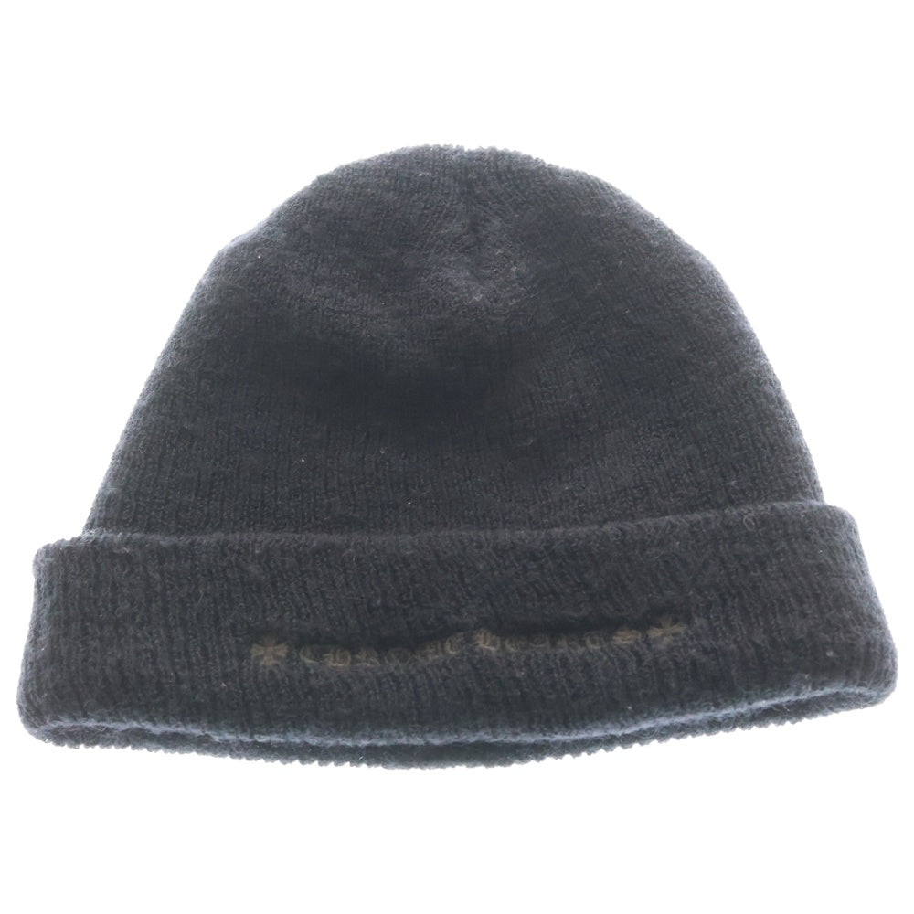 CHROME HEARTS(クロムハーツ) WOOL WATCH CAP CHプラス刺繍ウールワッチキャップ ブラック ニットキャップ/ビーニー