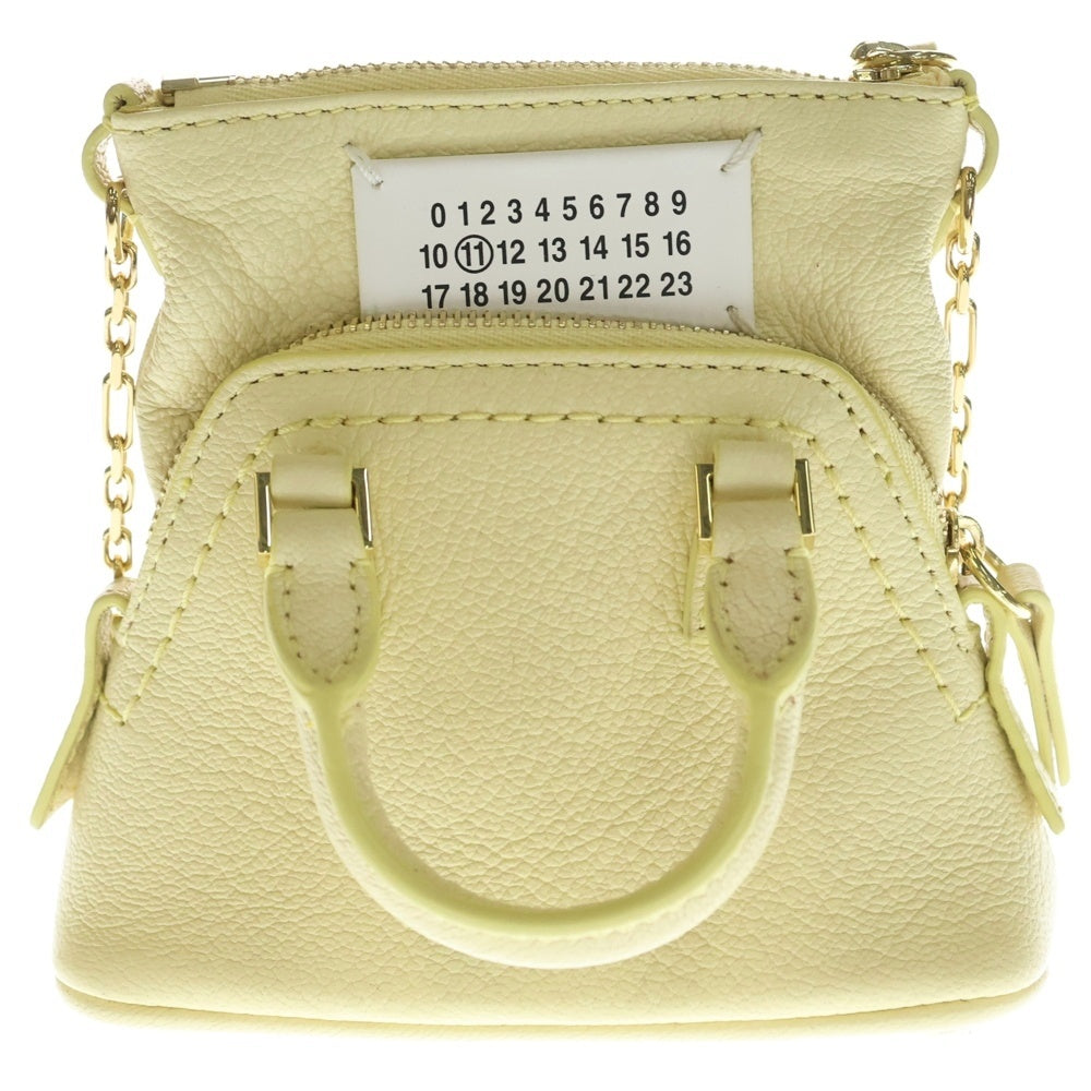 Maison Margiela(メゾンマルジェラ) 5AC CLASSIQUE BABY SB1WG0022 5AC クラシックベビー チェーンショルダーバッグ イエロー レディース