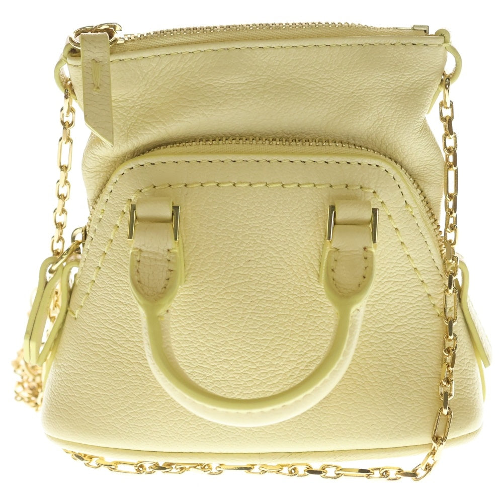 Maison Margiela(メゾンマルジェラ) 5AC CLASSIQUE BABY SB1WG0022 5AC クラシックベビー チェーンショルダーバッグ イエロー レディース