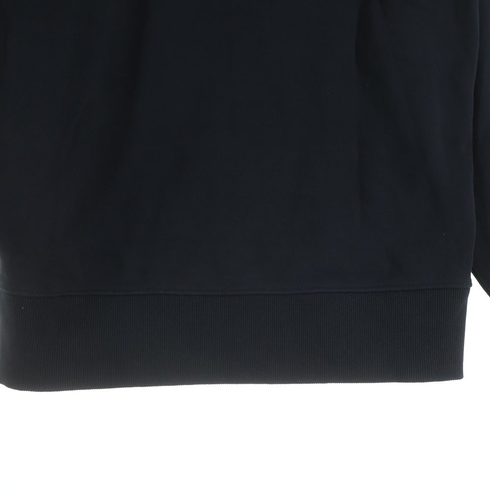 GIANNI VERSACE(ジャンニ ヴェルサーチ) VERSUS Sweatshirt ロゴ刺繍 クルーネックスウェットトレーナー ブラック 368 032 637 949