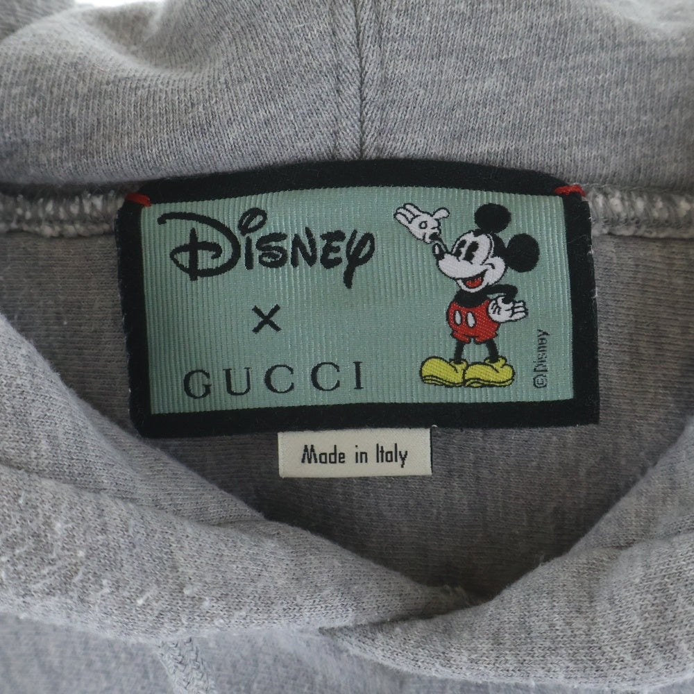 GUCCI(グッチ) 20SS ×Disney Hoodie ディズニー ミッキーマウス プルオーバースウェットパーカー フーディー グレー 604218 XJB68