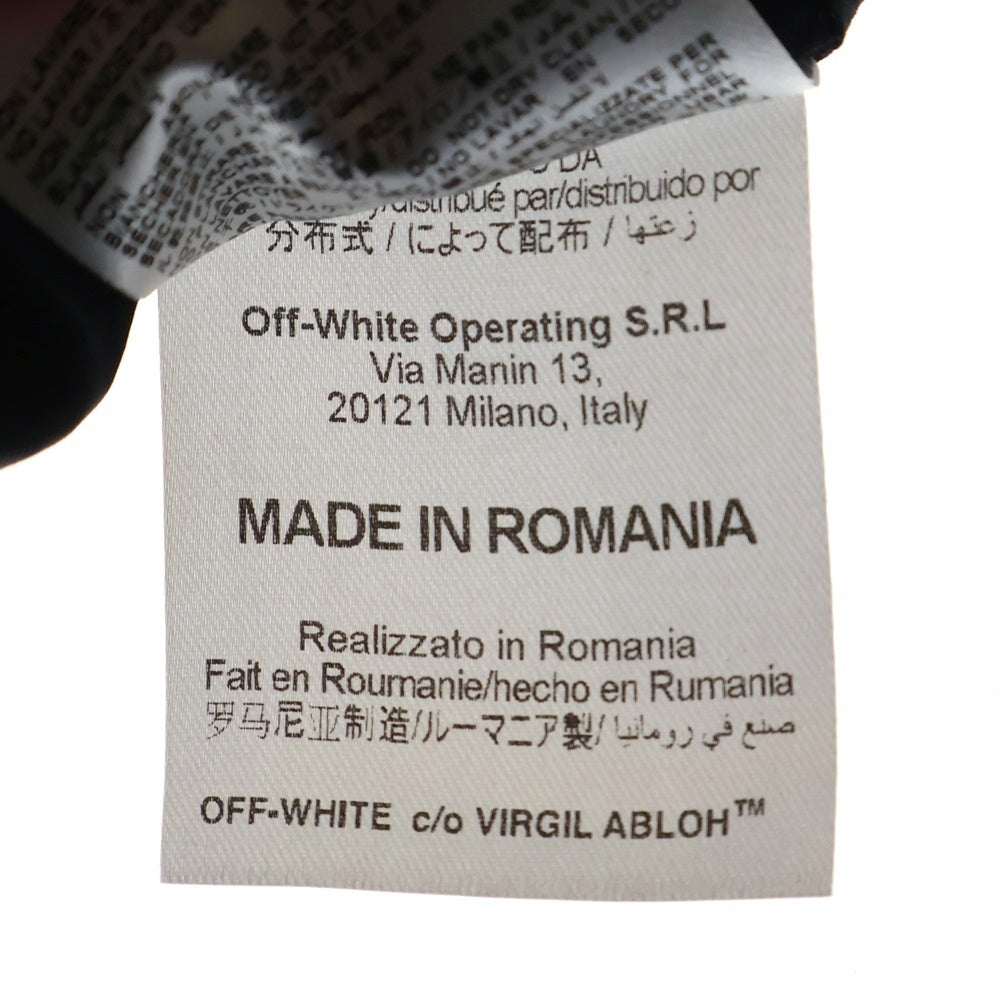 OFF-WHITE(オフホワイト) 16AW Stadium Jacket カモフラージュ 迷彩 レザー切替 スタジアムジャケット スタジャン カーキ