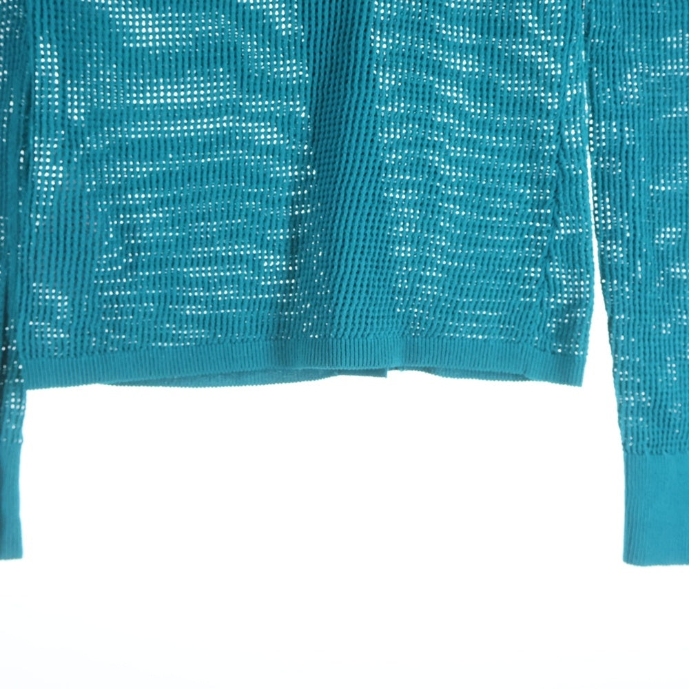 BOTTEGA VENETA(ボッテガヴェネタ) Mesh Knit Cardigan メッシュニットカーディガン 長袖シャツ ブルー 648977 V0BN0