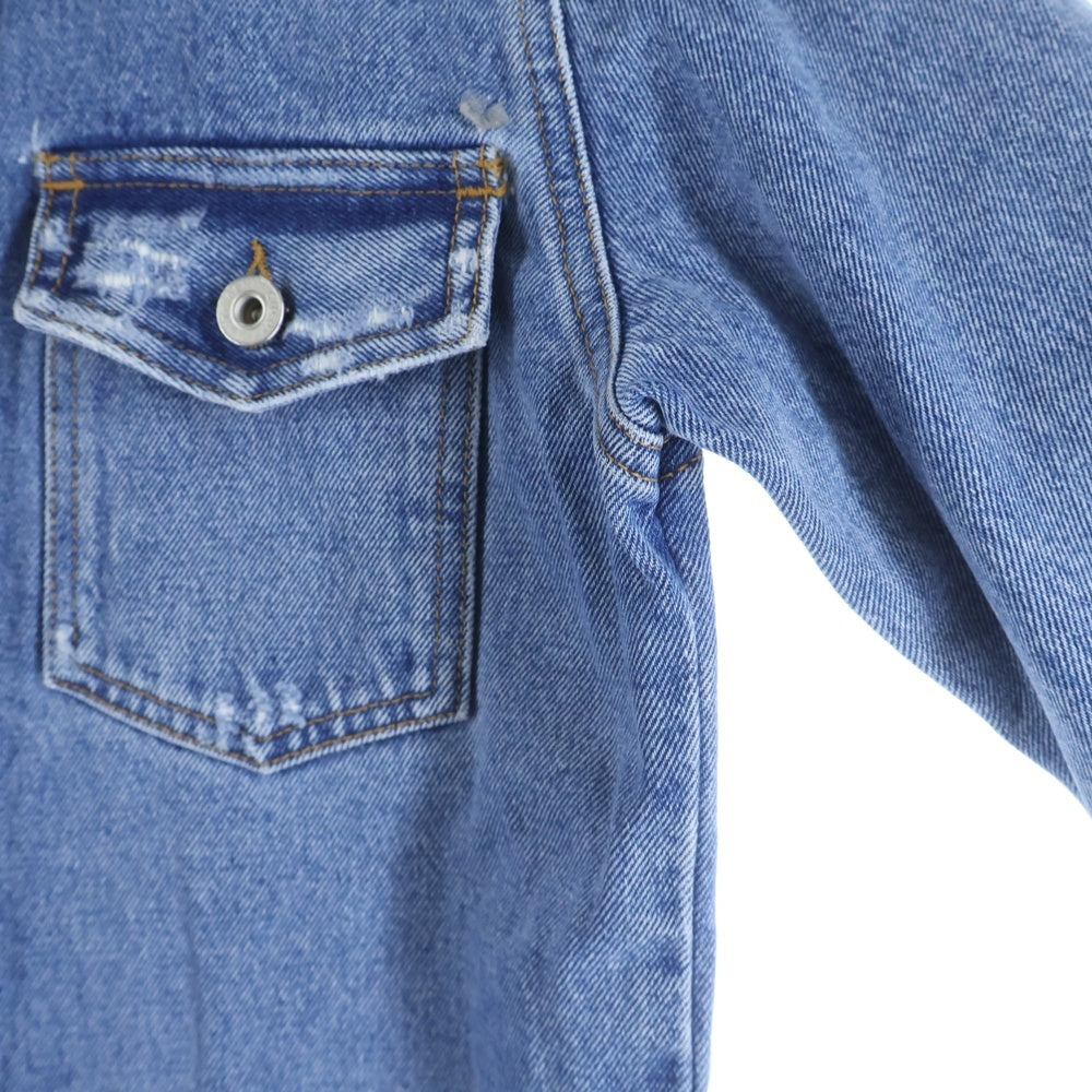 OFF-WHITE(オフホワイト) 18SS Flower Denim Jacket フラワー デニムジャケット インディゴ OWYD001R18386009