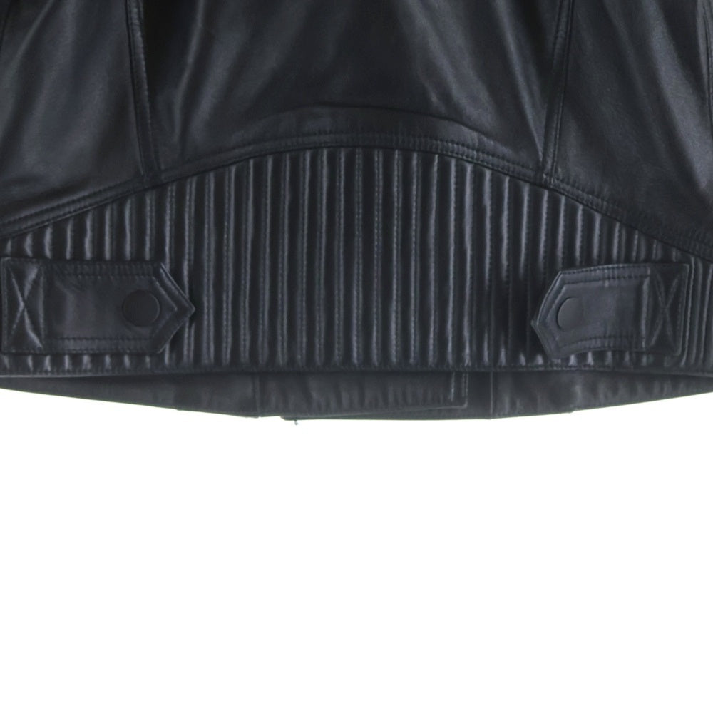 FENDI(フェンディ) Gold Edition Studded Leather Jacket スタッズレザージャケット ブラック FPJ662 S8K