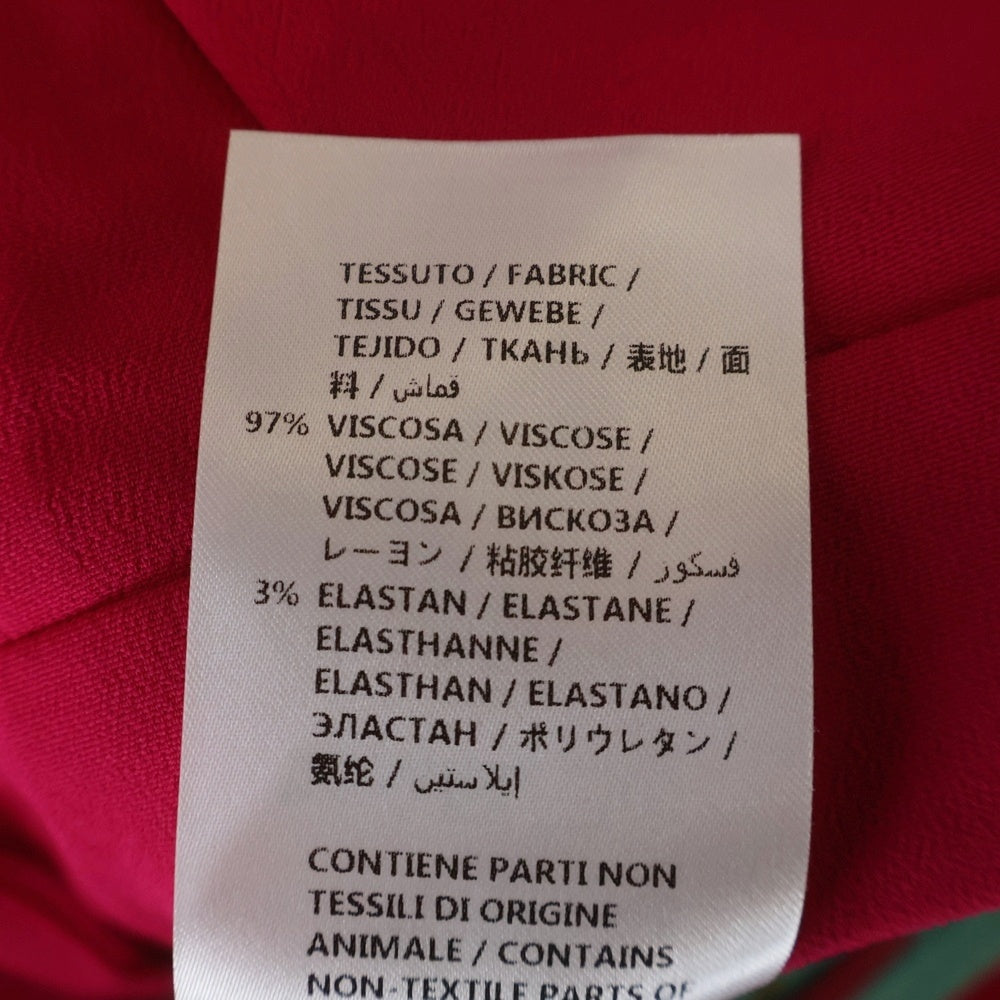 GUCCI(グッチ) Viscose Panst 裾レース レーヨンパンツ ピンク 529540