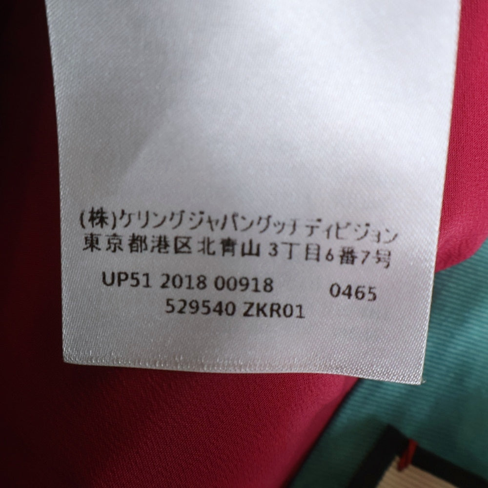 GUCCI グッチ Viscose Panst 裾レース レーヨンパンツ ピンク 529540 ZKR01 GUCCI(グッチ) Viscose Panst 裾レース レーヨンパンツ ピンク 529540