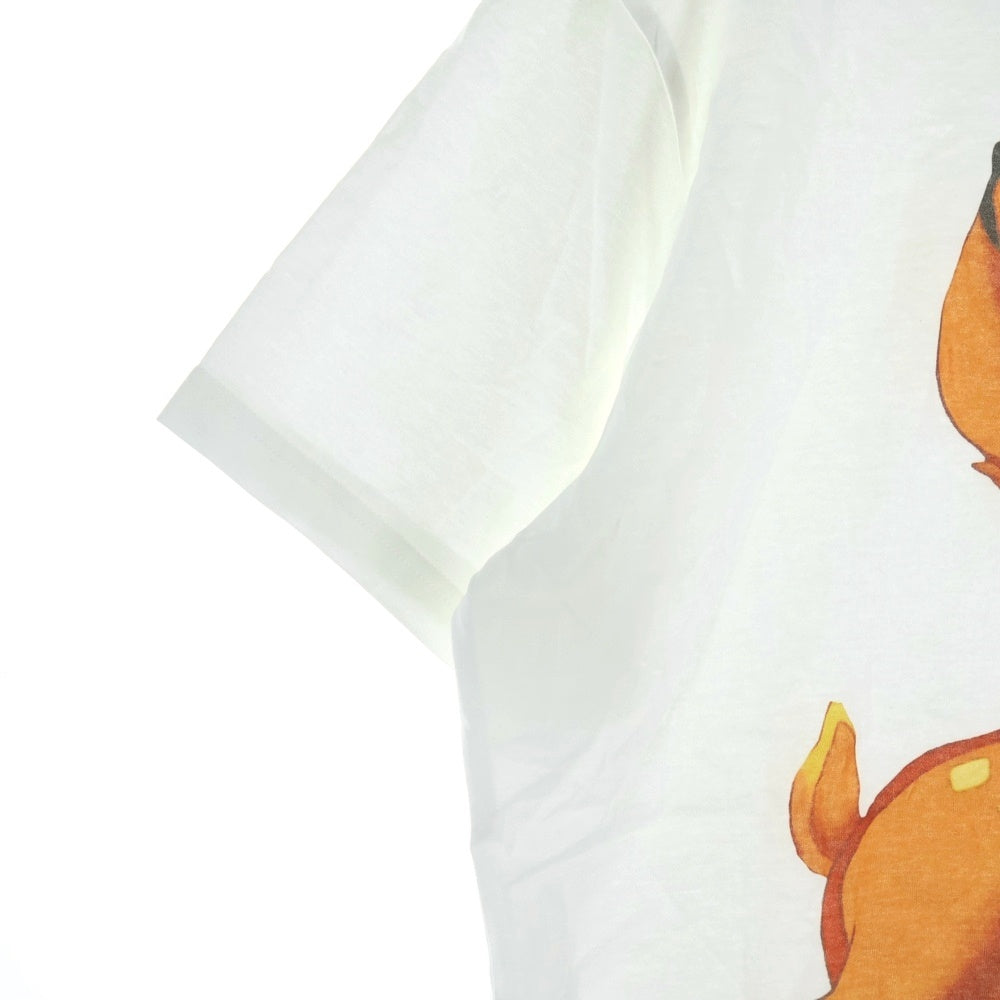 GIVENCHY(ジバンシィ) 19SS ×DISNEY Bambi Oversize Print T-Shirt ディズニー バンビ プリント半袖Tシャツ ホワイト BW700D304U