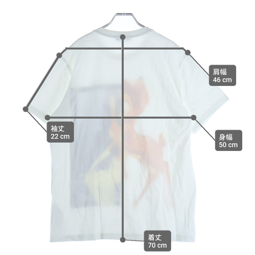 GIVENCHY(ジバンシィ) 19SS ×DISNEY Bambi Oversize Print T-Shirt ディズニー バンビ プリント半袖Tシャツ ホワイト BW700D304U