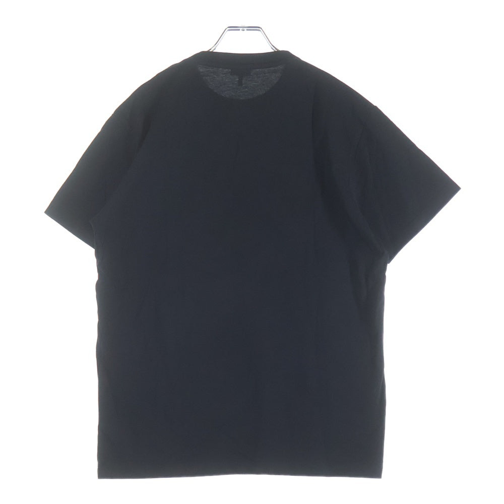 LOEWE(ロエベ) グリッチ アナグラムロゴ刺繍 半袖Tシャツ ブラック H526Y22J61