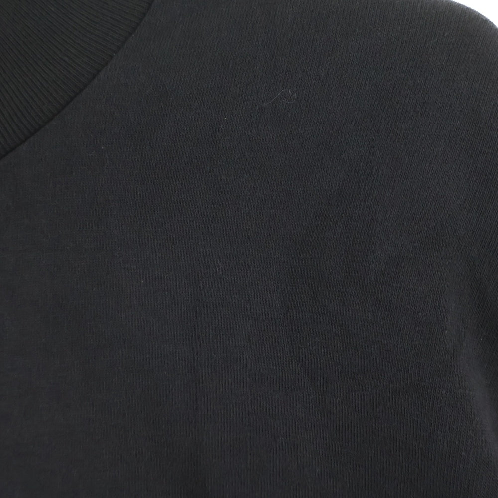 FEAR OF GOD ESSENTIALS(フィアオブゴッド エッセンシャルズ) L/S T-SHIRT 1977 フェルトロゴ 長袖Tシャツ ロンT ブラック