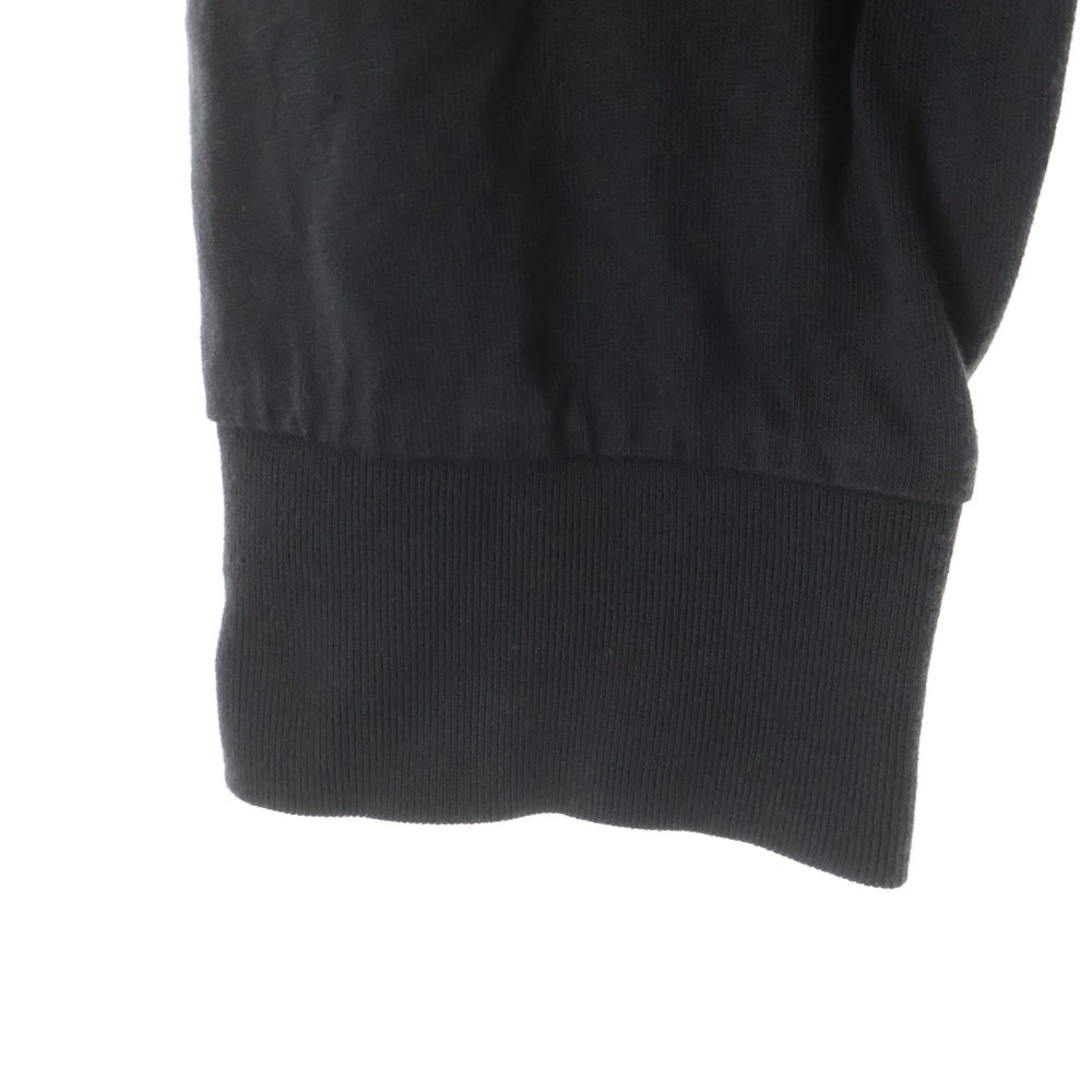 FEAR OF GOD ESSENTIALS(フィアオブゴッド エッセンシャルズ) L/S T-SHIRT 1977 フェルトロゴ 長袖Tシャツ ロンT ブラック