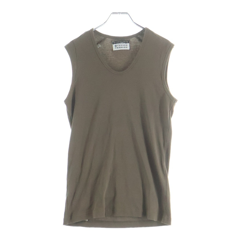 Maison Margiela(メゾンマルジェラ) 04SS 10 CORSO COMO ノースリーブシャツ タンクトップ ブラウン