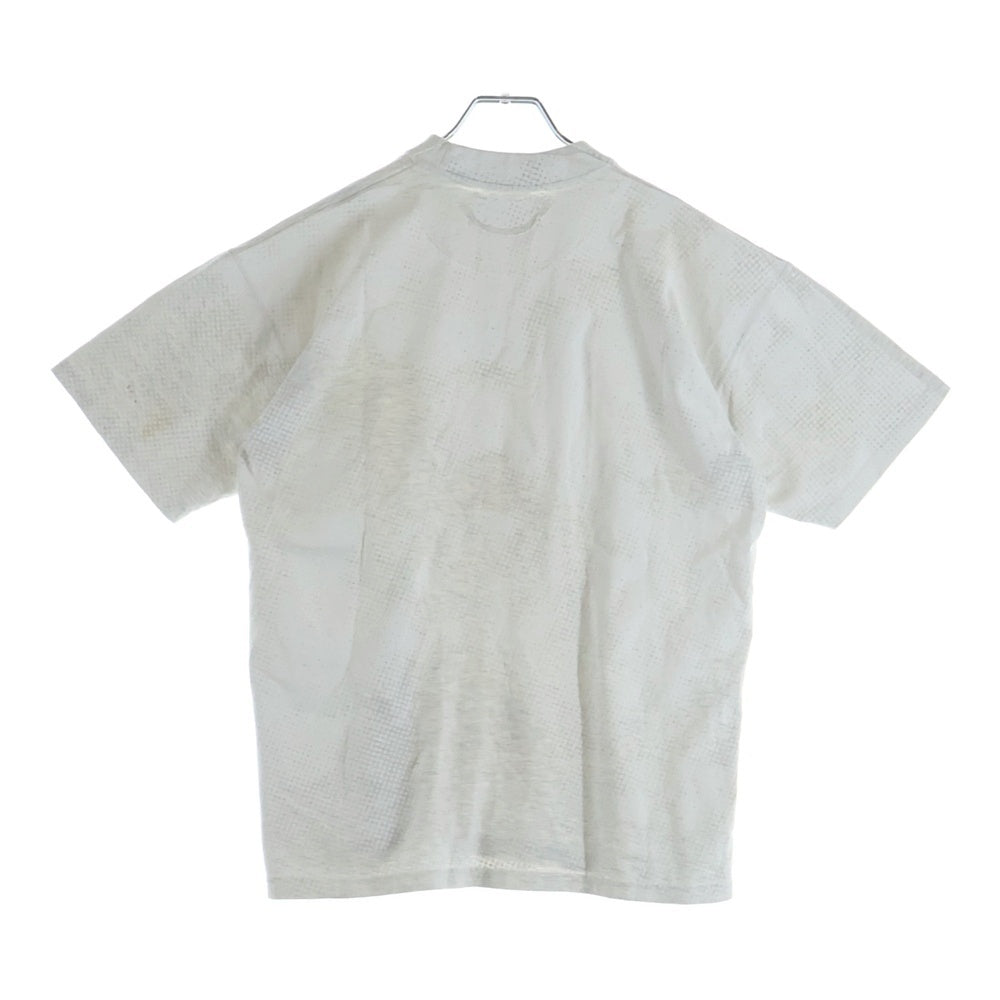 Maison Margiela(メゾンマルジェラ) 02AW アーティザナル ペンキトロンプルイユ 半袖Tシャツ ホワイト