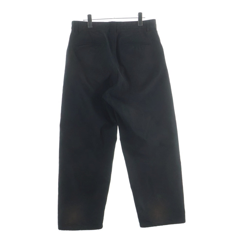 VUJADE(ヴジャデ) ANDRE SURFADED CHINO PANT ウォッシュド チノ ストレートパンツ ブラック