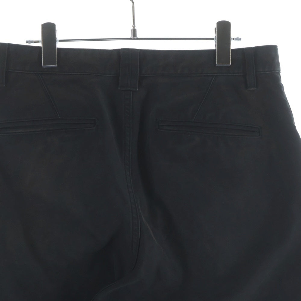VUJADE(ヴジャデ) ANDRE SURFADED CHINO PANT ウォッシュド チノ ストレートパンツ ブラック