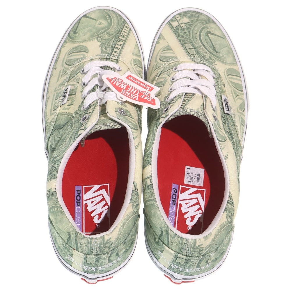 SUPREME(シュプリーム) 23SS Vans Dollar Era Green バンズ ドル エラ 総柄ローカットスニーカー グリーン