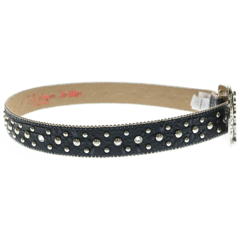 SUPREME(シュプリーム) 24AW B.B. Simon Studded Ranger Belt Black B.B.サイモン スタッズレンジャーベルト ブラック