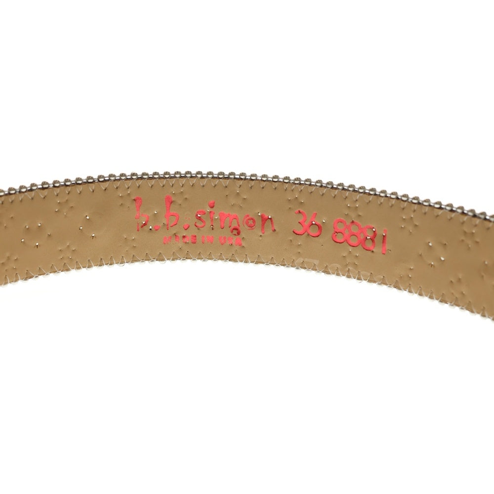 SUPREME(シュプリーム) 24AW B.B. Simon Studded Ranger Belt Black B.B.サイモン スタッズレンジャーベルト ブラック