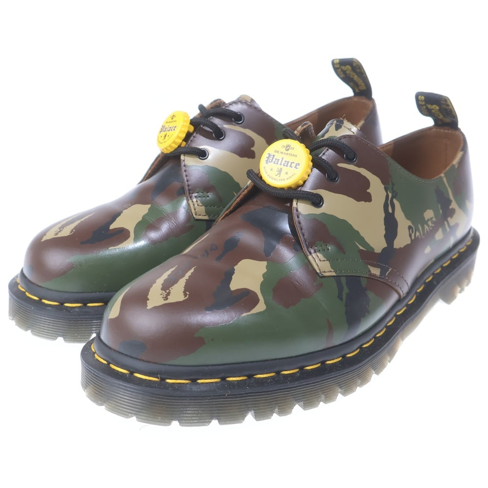 Palace Skateboards パレススケートボーズ 23SS Dr.Martens 1461 3holes Shoes Woodland Camo ドクターマーチン カモフラージュ 迷彩 3ホールローファー ローカットレザーシューズ カーキ Palace Skateboards(パレススケートボーズ) 23SS Dr.Martens 1461