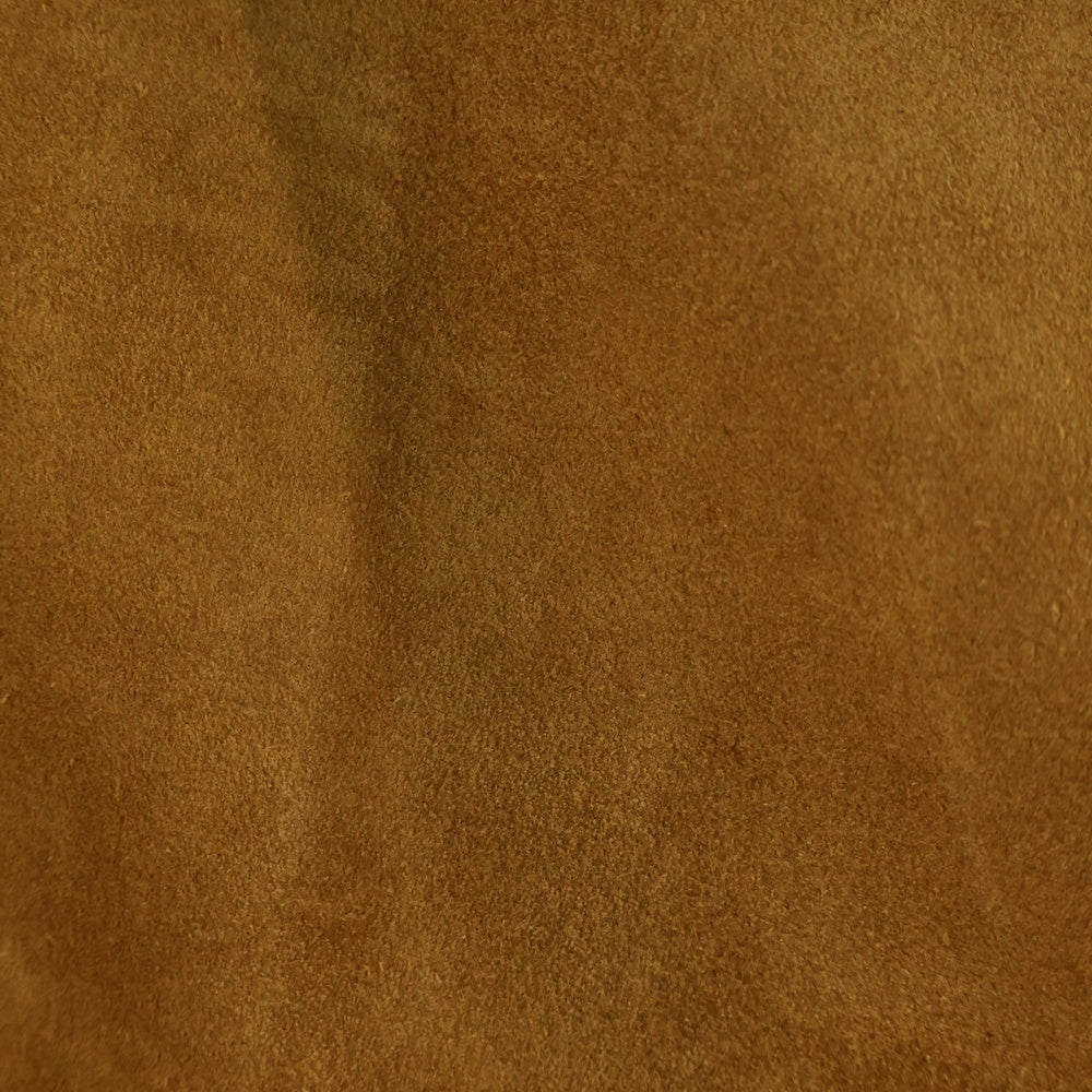 BEAMS(ビームス) 26SS Suede Blouson スエードレザー ジップアップブルゾン ブラウン QY8219