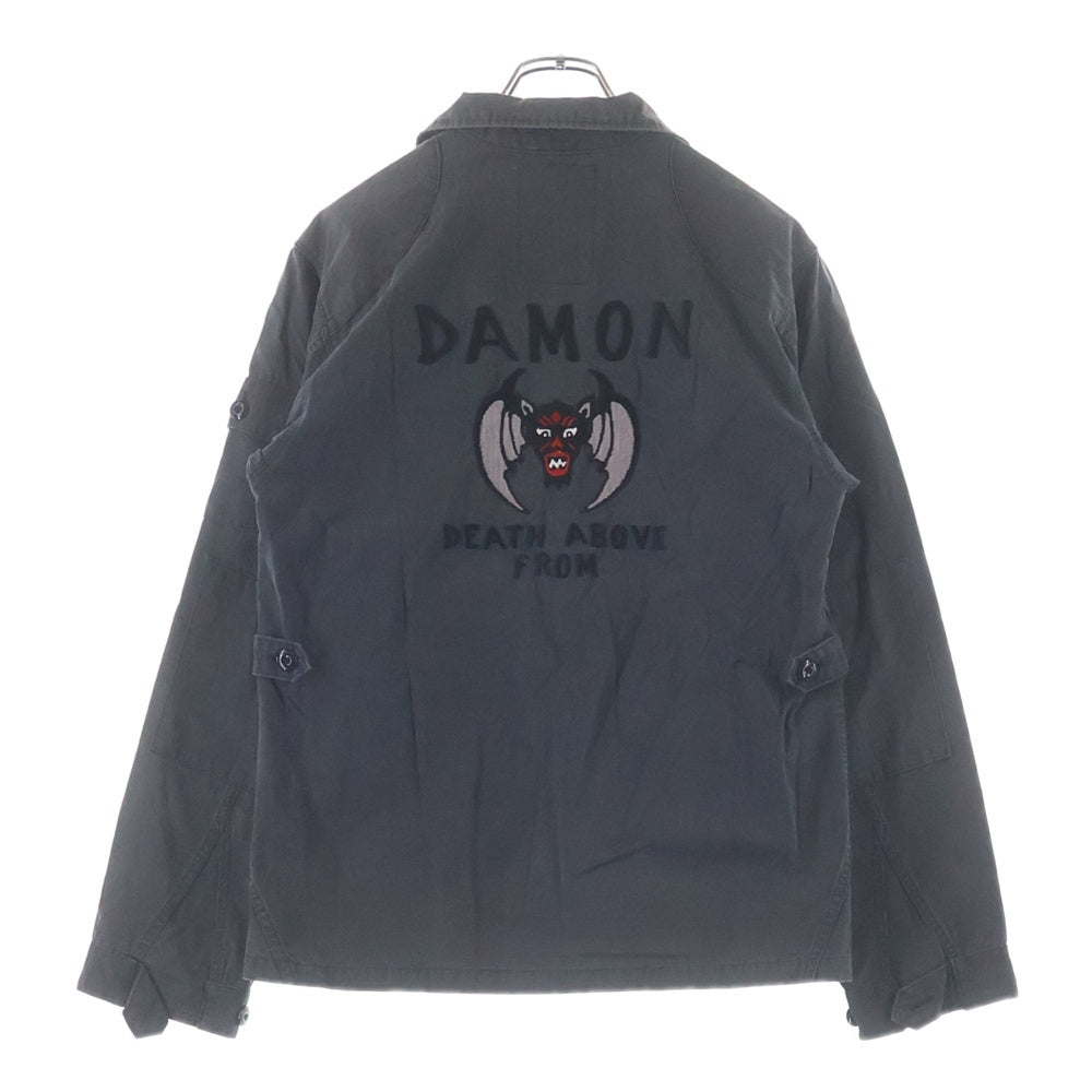 WTAPS(ダブルタップス) 09SS JUNGLE L/S 091GWDT-SHM02 NOMADS刺繍 ミリタリーシャツジャケット カーキ
