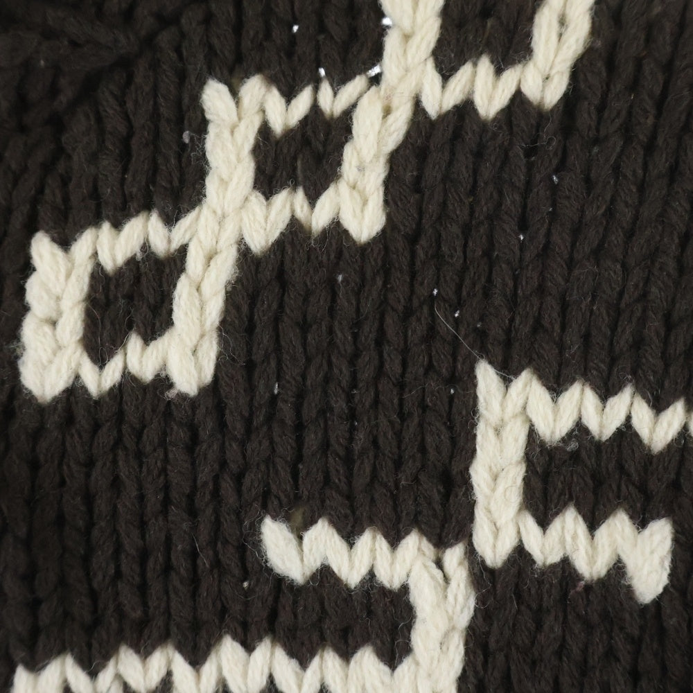 WTAPS(ダブルタップス) 14AW COWICHAN SWEATER 142MADT-KNM04 カウチン ウールジップアップニット セーター ブラウン