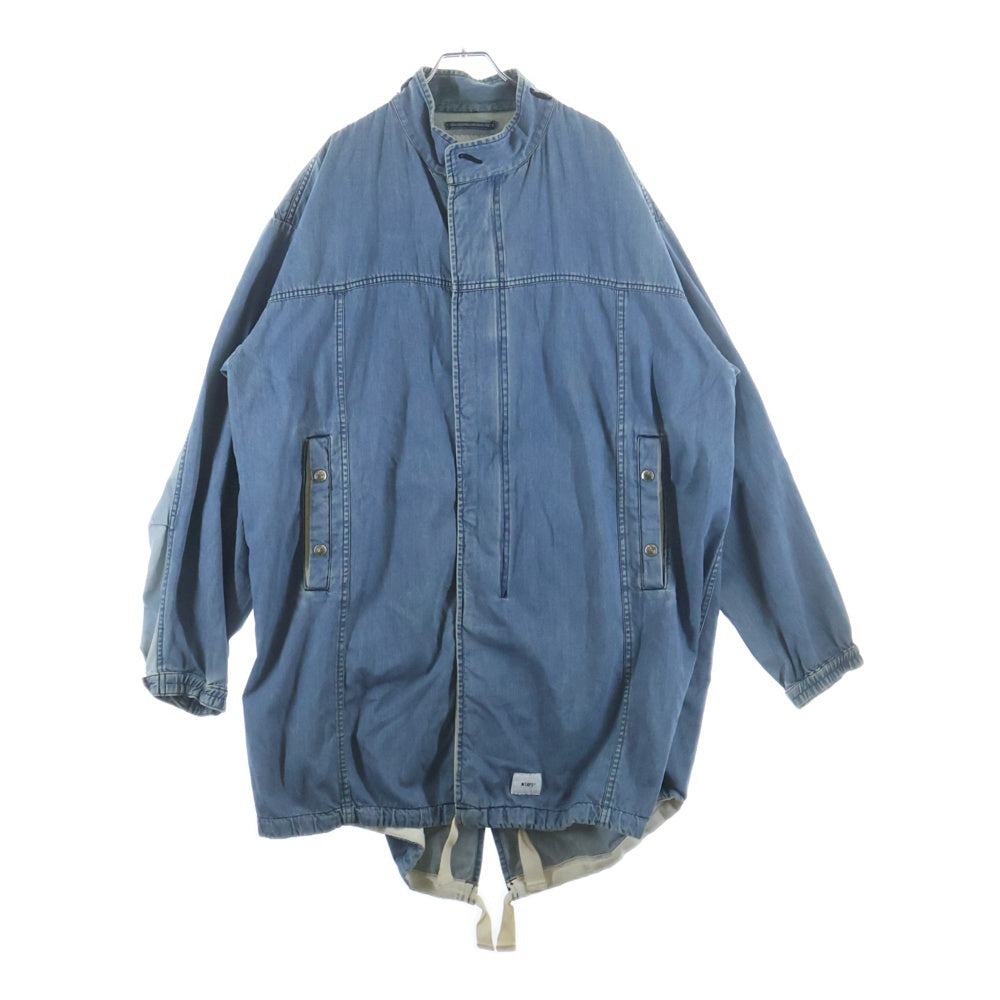 WTAPS(ダブルタップス) 18AW THOMPSON DENIM JACKET 182GWDT-JKM02 デニムモッズコート インディゴブルー