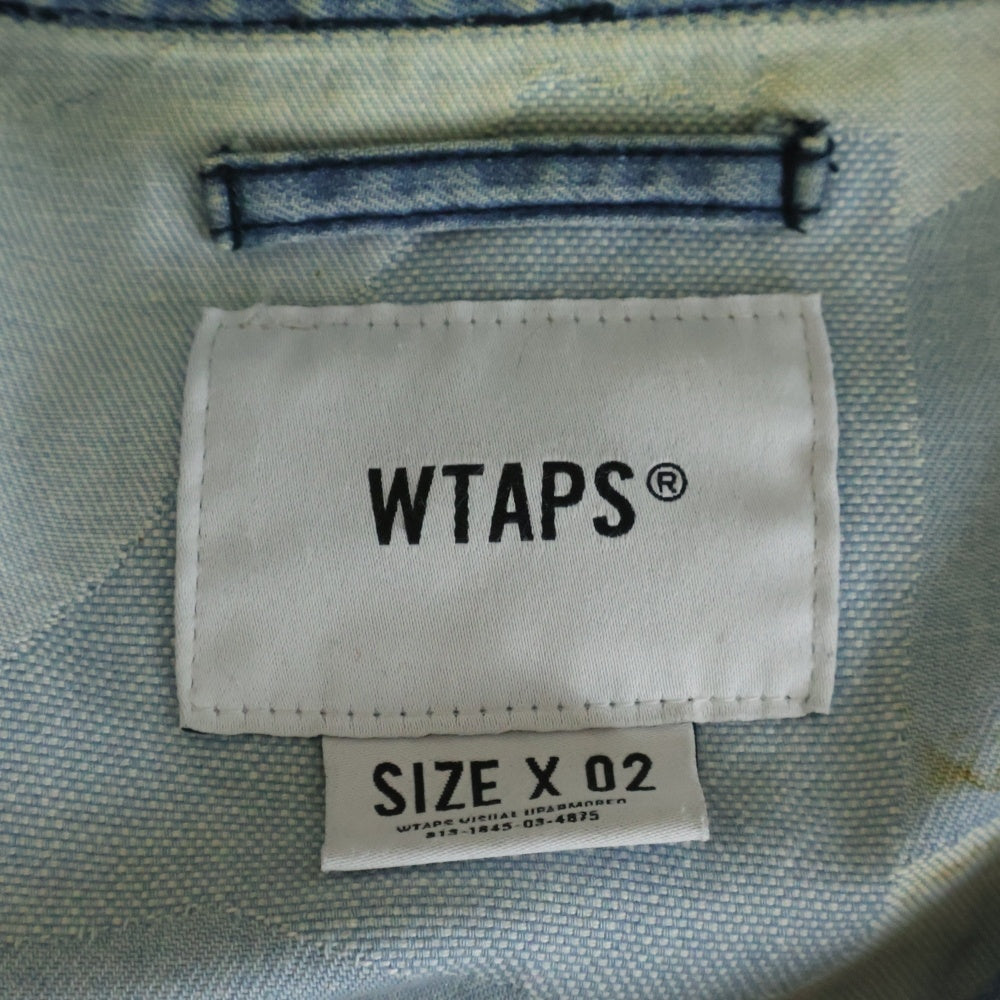 WTAPS(ダブルタップス) 18AW THOMPSON DENIM JACKET 182GWDT-JKM02 デニムモッズコート インディゴブルー