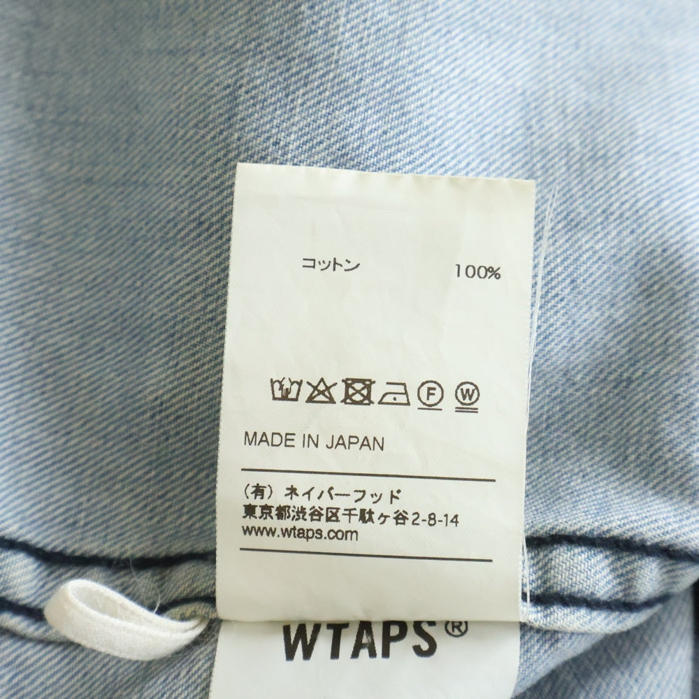 WTAPS(ダブルタップス) 18AW THOMPSON DENIM JACKET 182GWDT-JKM02 デニムモッズコート インディゴブルー