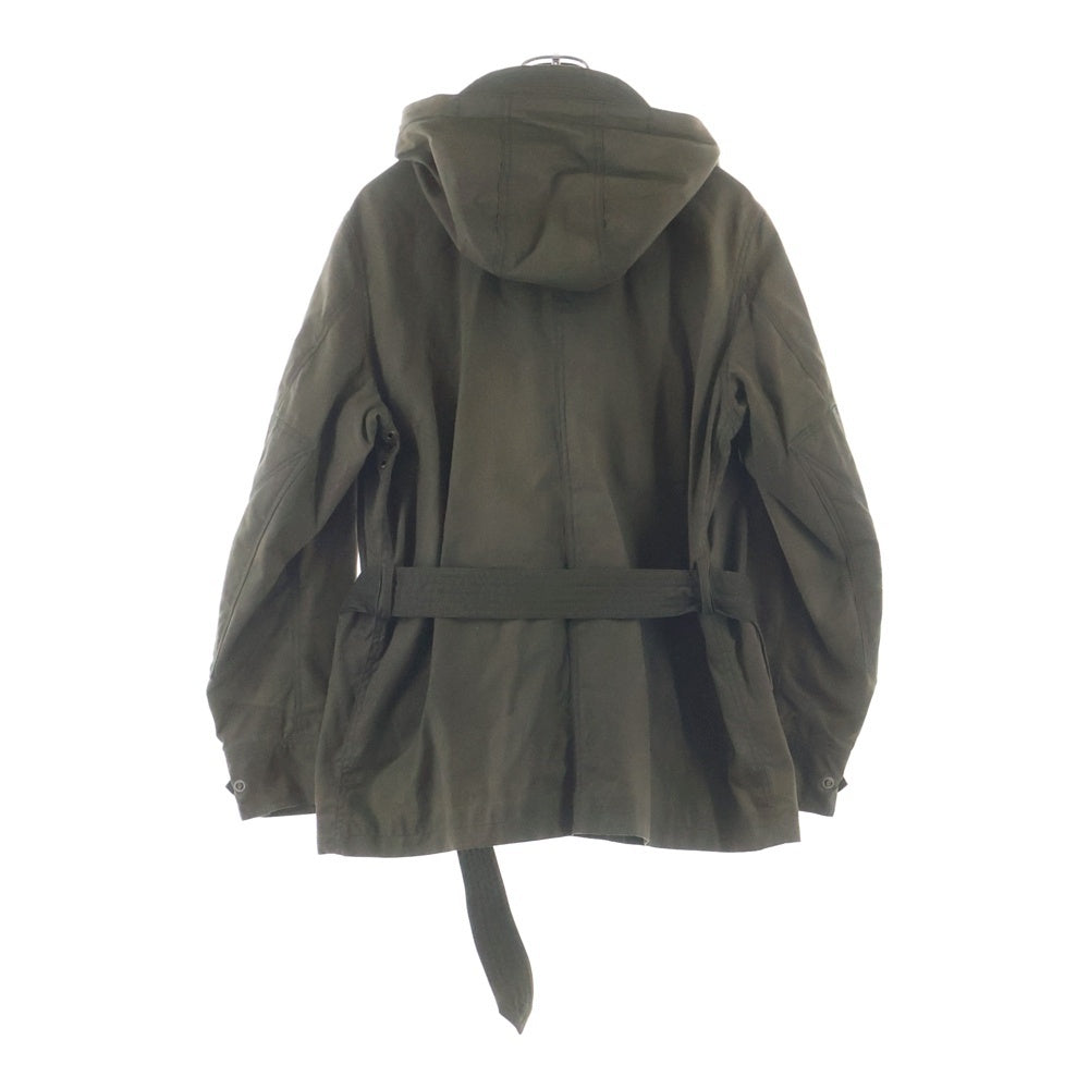 WTAPS(ダブルタップス) 14AW The British Millerain OILED JK オイルド フーデッドジャケット カーキ