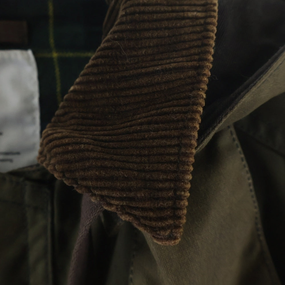 WTAPS(ダブルタップス) 14AW The British Millerain OILED JK オイルド フーデッドジャケット カーキ
