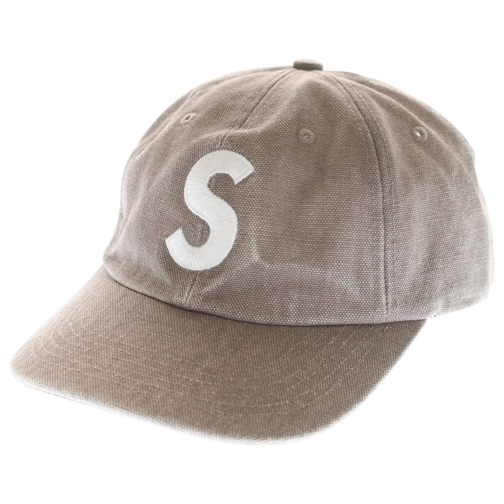 SUPREME(シュプリーム) 24AW Pigment S Logo 6-PANEL ピグメント Sロゴ 6パネル キャップ 帽子 ベージュ