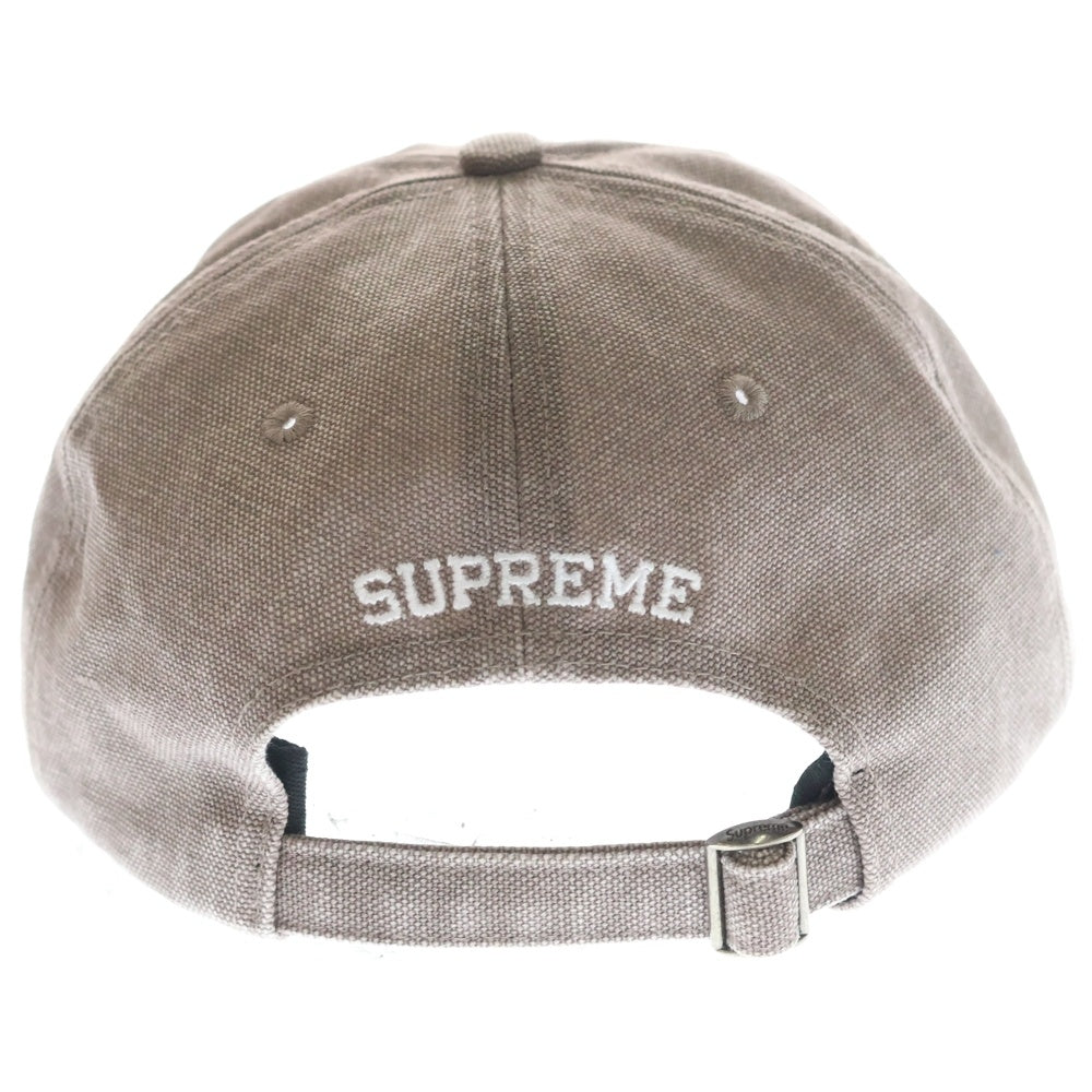 SUPREME(シュプリーム) 24AW Pigment S Logo 6-PANEL ピグメント Sロゴ 6パネル キャップ 帽子 ベージュ