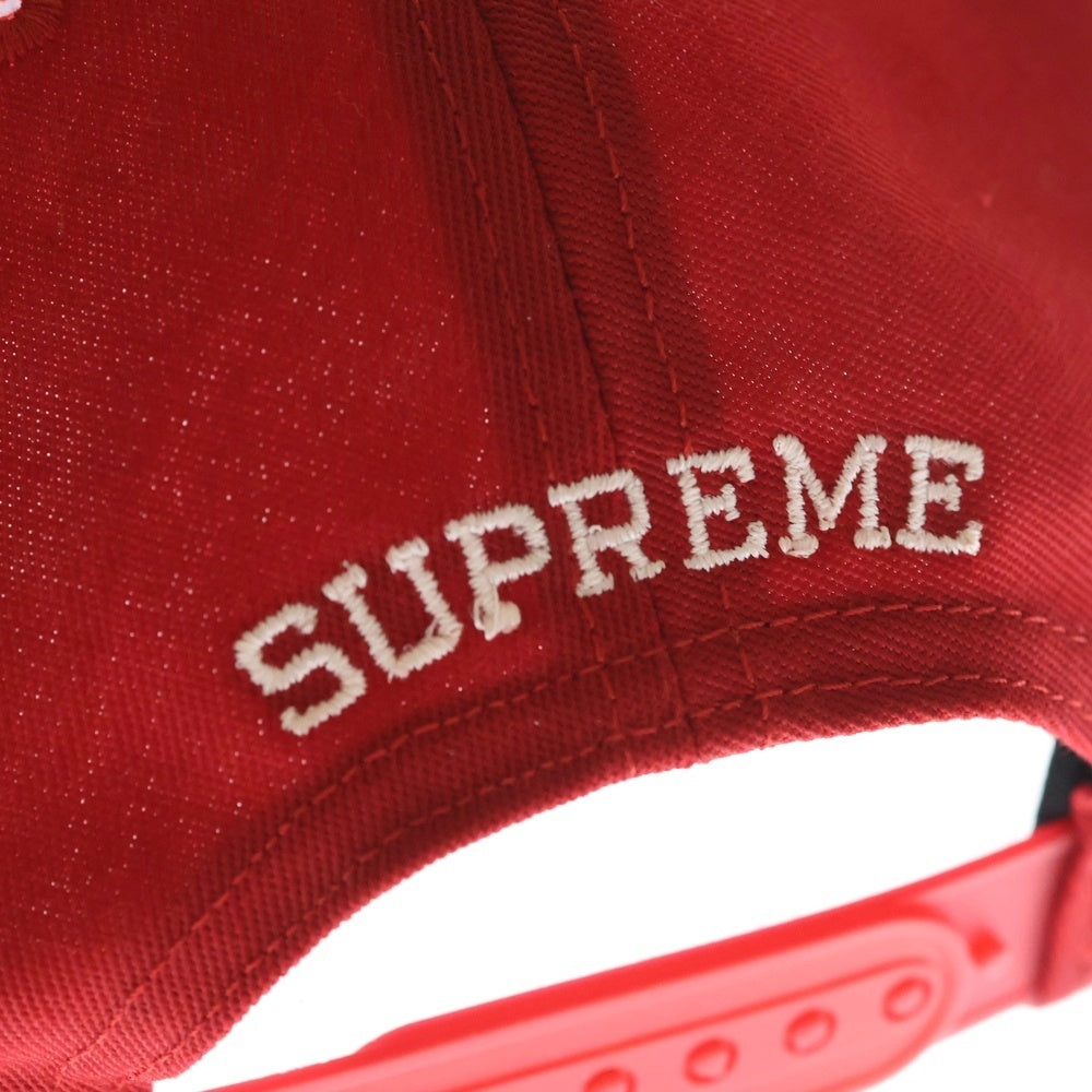SUPREME(シュプリーム) 22AW CLASSIC TEAM 5-PANEL クラシック パネルキャップ レッド