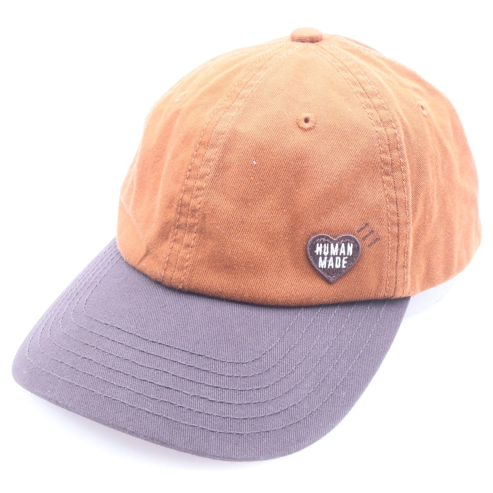 HUMAN MADE(ヒューマンメイド) 6PANEL TWILL CAP HM30GD069 ワンポイントロゴ キャップ 帽子 ブラウン