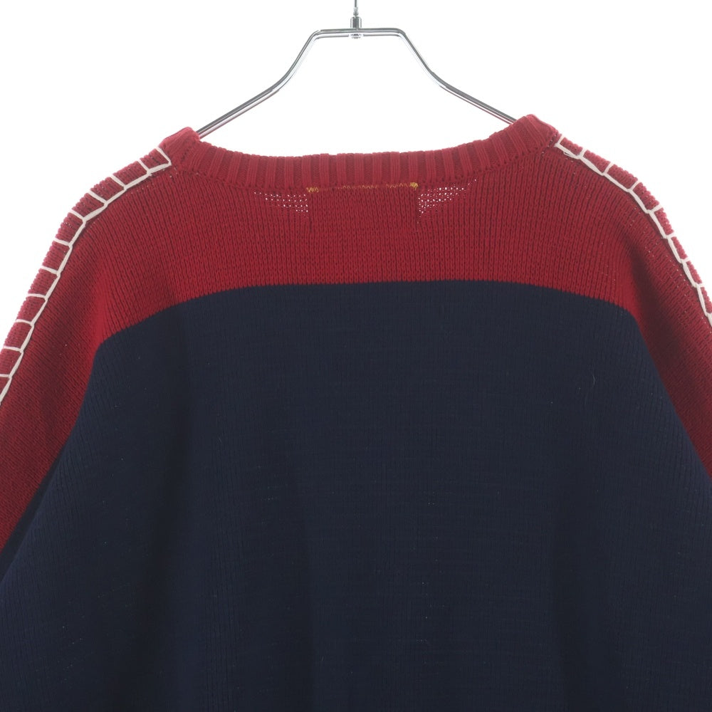 UNION(ユニオン) 25AW PETTY SWEATER KCL-404 セーター ニット ネイビー/レッド