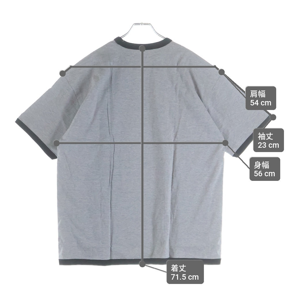 TENDERLOIN(テンダーロイン) REVERSIBLE TEE リバーシブル 半袖Tシャツ グレー/ブラック