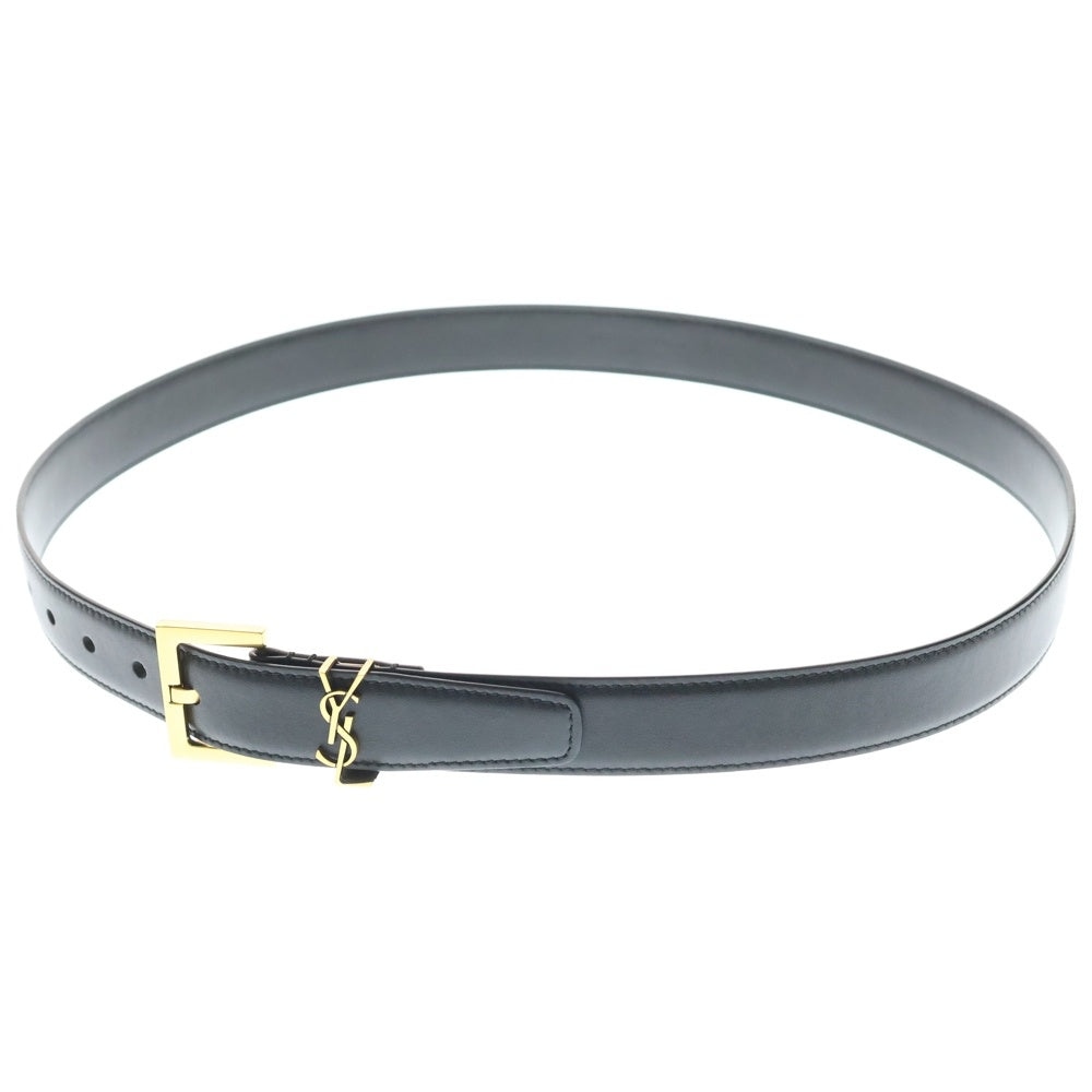 SAINT LAURENT PARIS(サンローランパリ) YSL BELT YSL 554773 モノグラム ベルト ブラック レディース